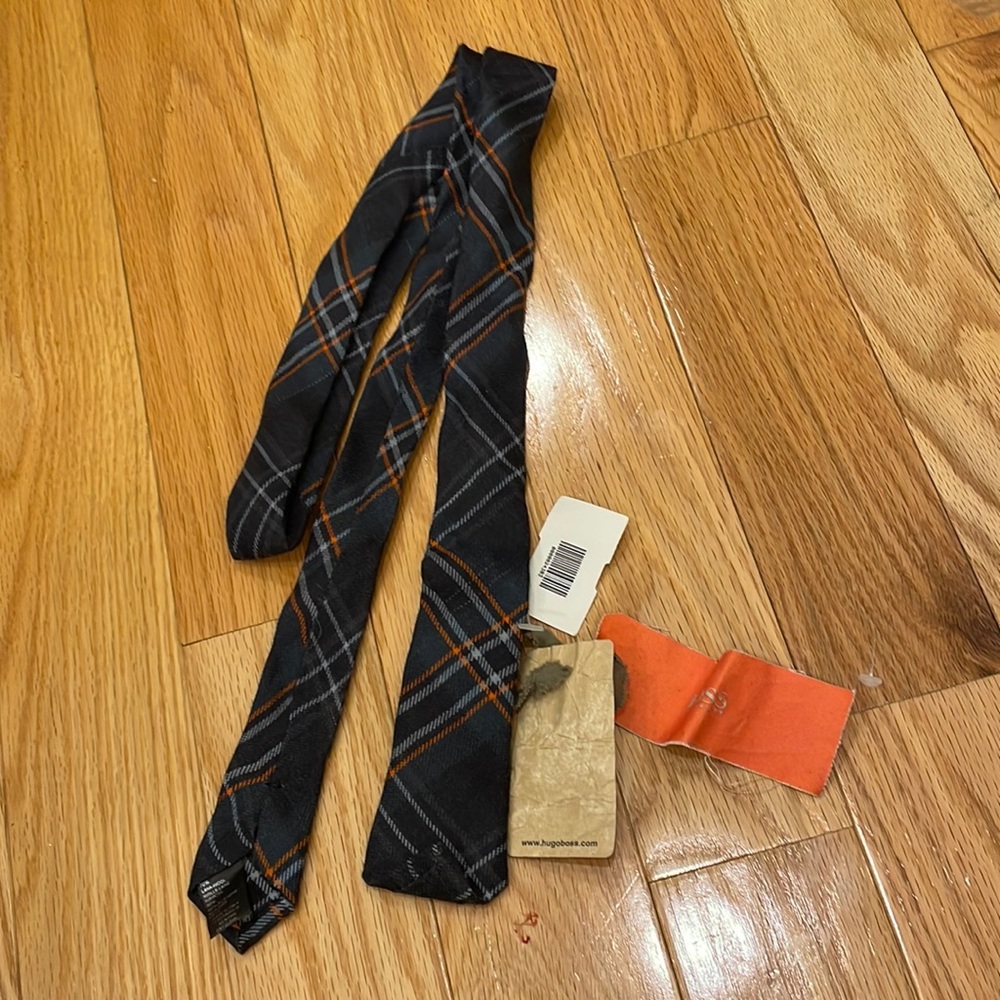 Brand New Hugo Boss Orange Label Tie. Made in Italy.